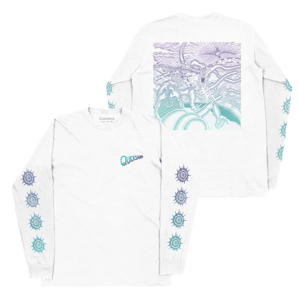 Distant Populations Creature Longsleeve White Tee