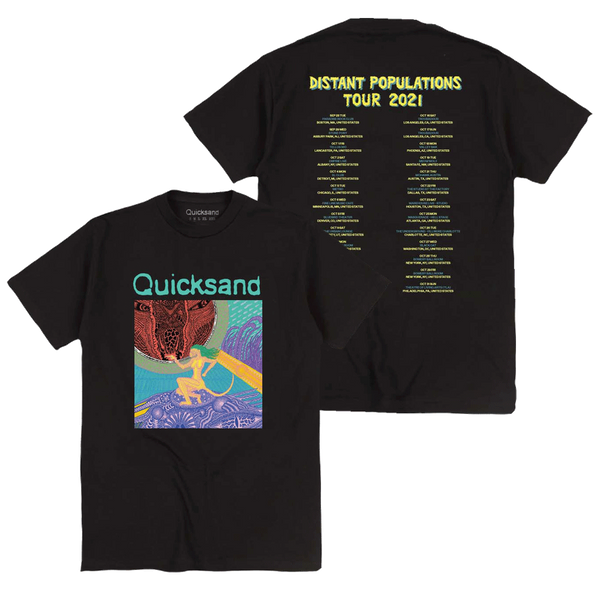 Distant Populations Tour Back Black Tee