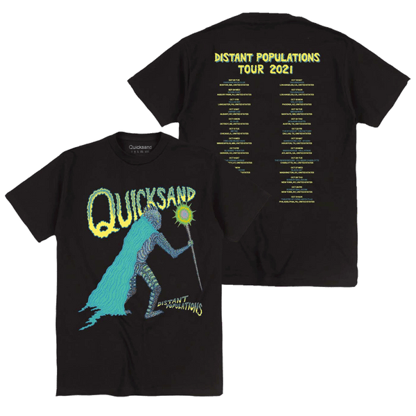 Distant Populations Creature Tour Back Black Tee