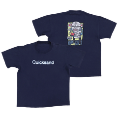 Manic Compression Logo Tee Navy